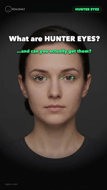 Hunter eyes — what the measurement actually reads — RealSmile 60-second explainer